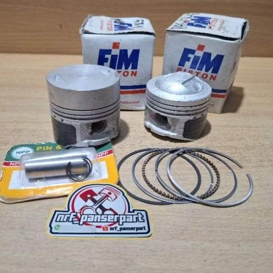 FIM2/FIM5//SEHER SET RING/PISTON KIT BORE UP MENTAH PEN 13 MM 53,5 JENONG XB DOM FIM IZUMI FIM 2/FIM