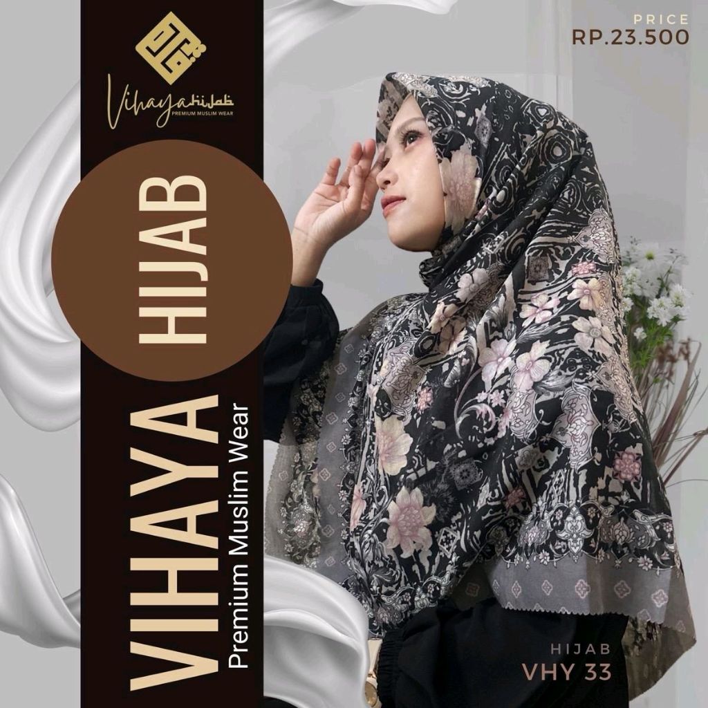 Hijab Voal Lasercut Printing