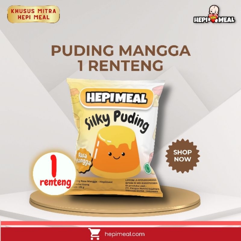 

pudding rasa buah mangga