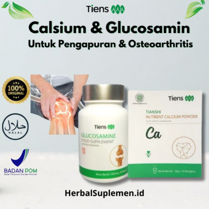 Tiens Paket Osteoporosis - Suplemen Untuk Tulang Keropos - Patah Tulang - Osteoarthritis - Calcium &