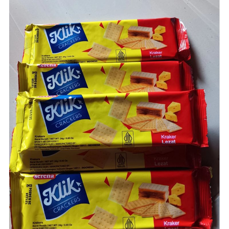 

klik crackers , campuran umpan pancing roti kering, klik kaker isi 10 pcs