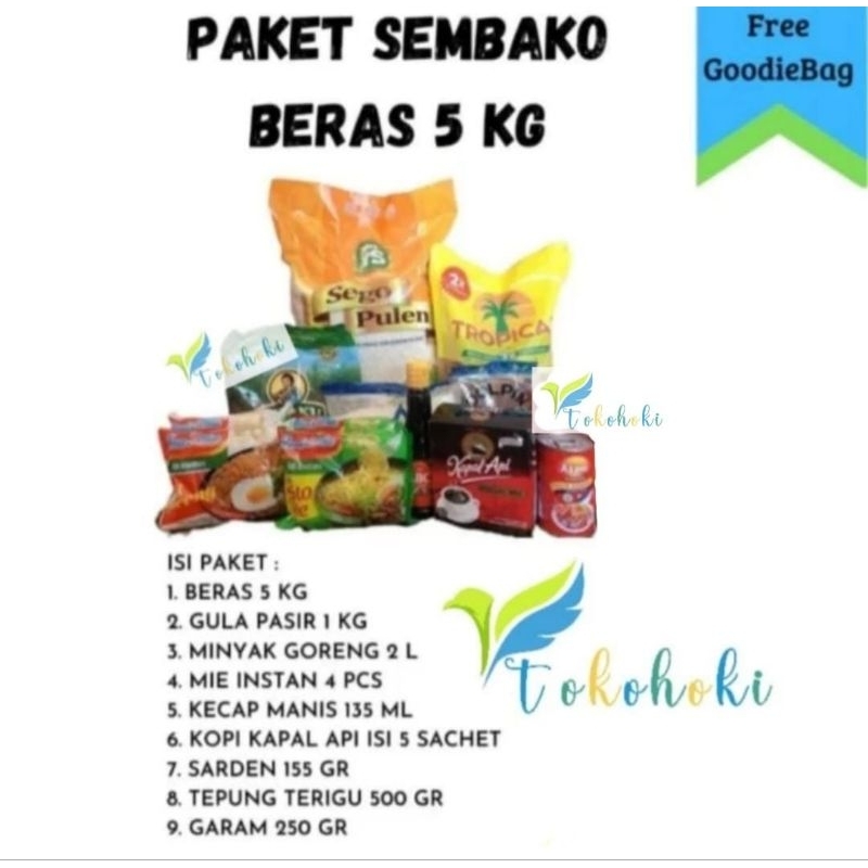 

PAKET SEMBAKO BERAS 5KG