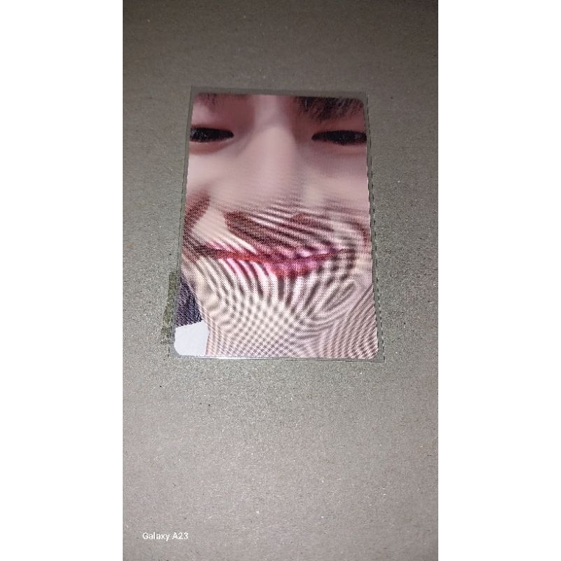 Photocard official taehyung dicon zoom
