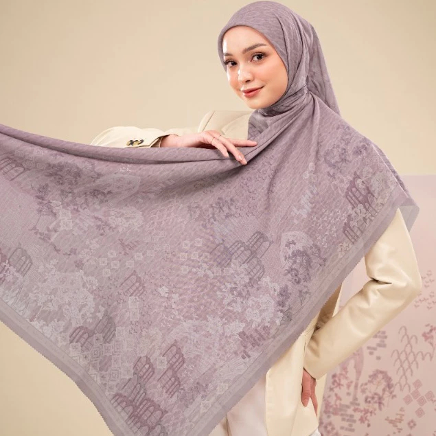 HEYLOCAL BERGAMO SCARF - DREAMY 115 x 115cm