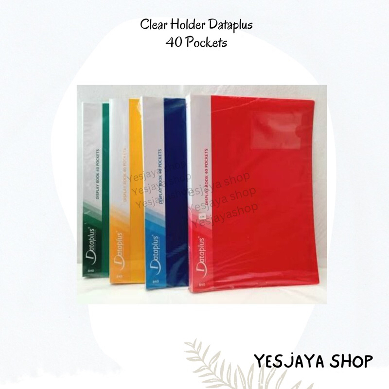

{1 pc} Clear Holder 40 Dataplus / Document Keeper Dataplus 40 sheets