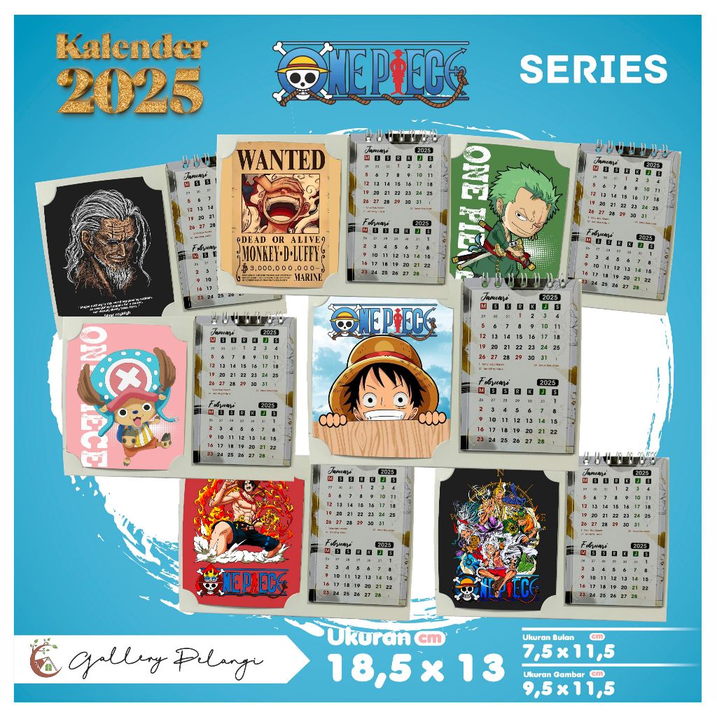

Kalender One Piece / kalender Duduk One Piece 2025