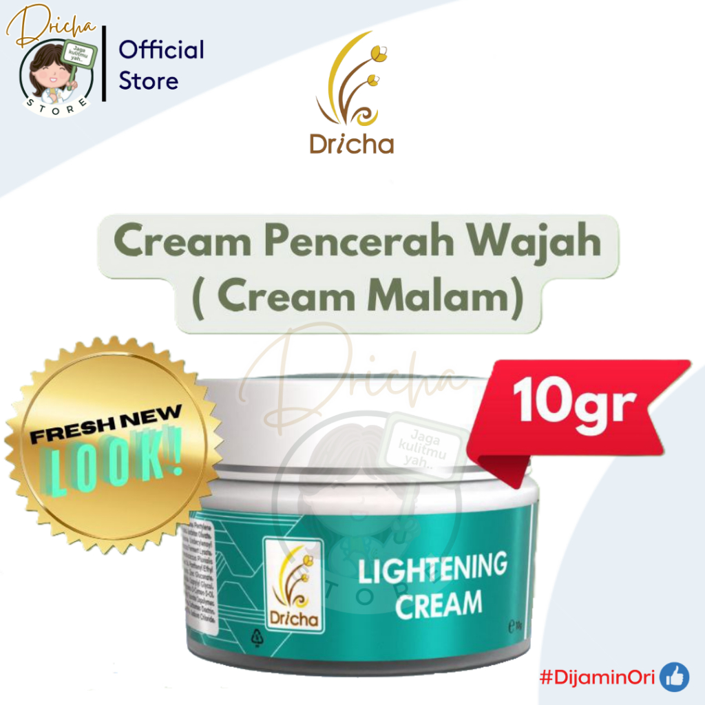 Dricha Lightening Cream (Cream Malam Pencerah)