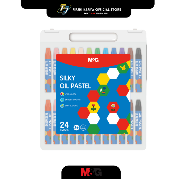 

M&G Silky Oil Pastel Kanvas - Set Pastel Minyak Halus untuk Seni Lukis & Gambar
