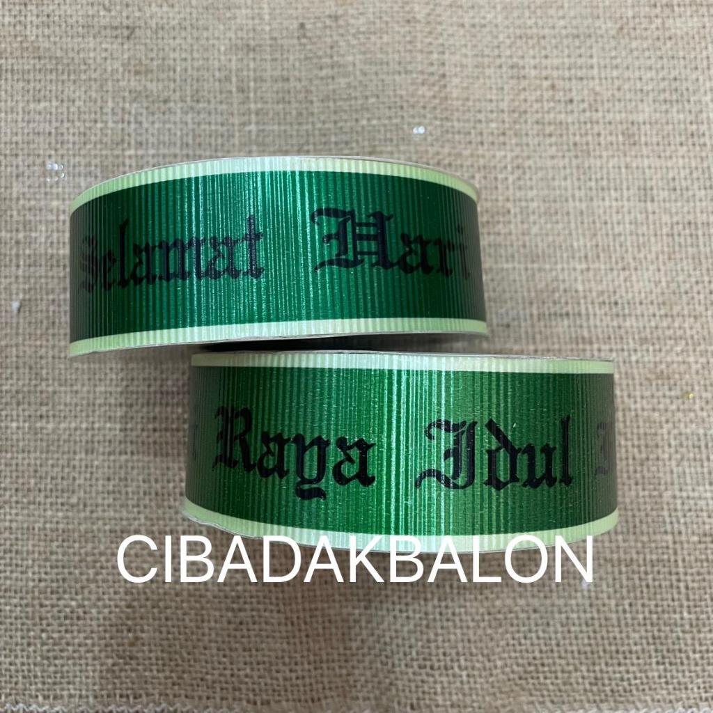 

Pita Lebaran Idul Fitri Ramadhan Roll Besar (4cm) / Pita Hampers Idul Fitri / Pita Bingkisan Lebaran