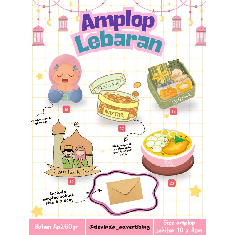 

Amplop Karakter Cute