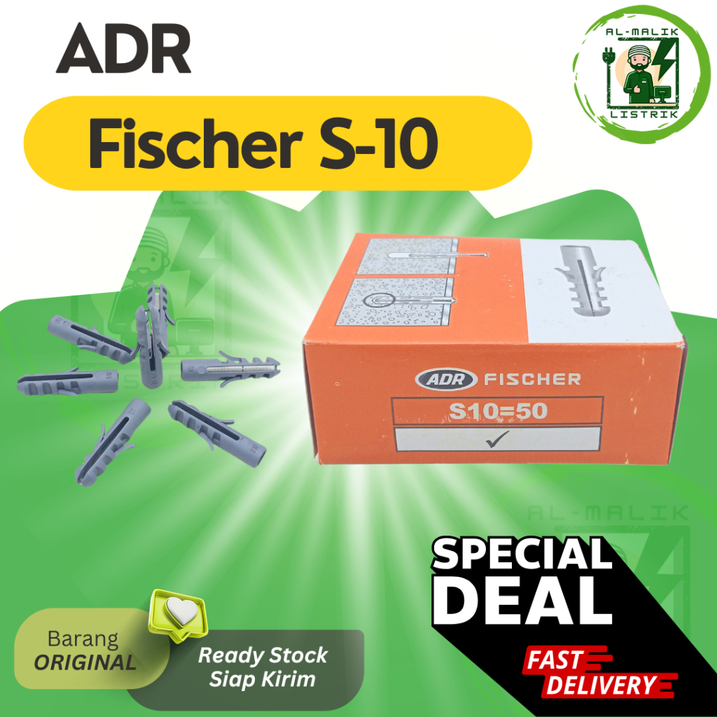 Fischer ADR S-10 Fisser Fiser Penahan Sekrup