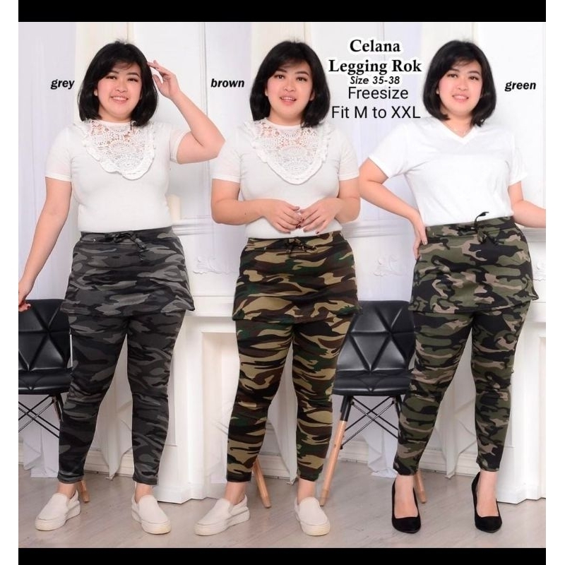 celana army import wanita jumbo