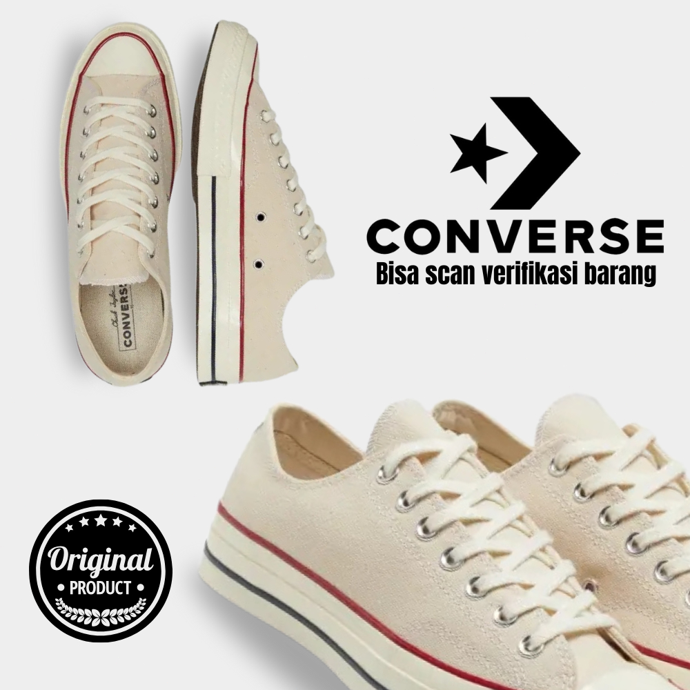 [Konter Jepang ] Sepatu Converse Chuck 70s Krem White 100% BNIB tersedia dalam berbagai warna