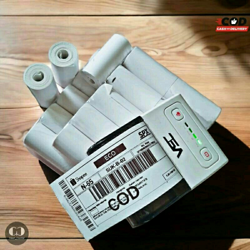 

LABEL STICKER THERMAL 58mm x 5meter CONTINOUS ROLL KERTAS PREMIUM