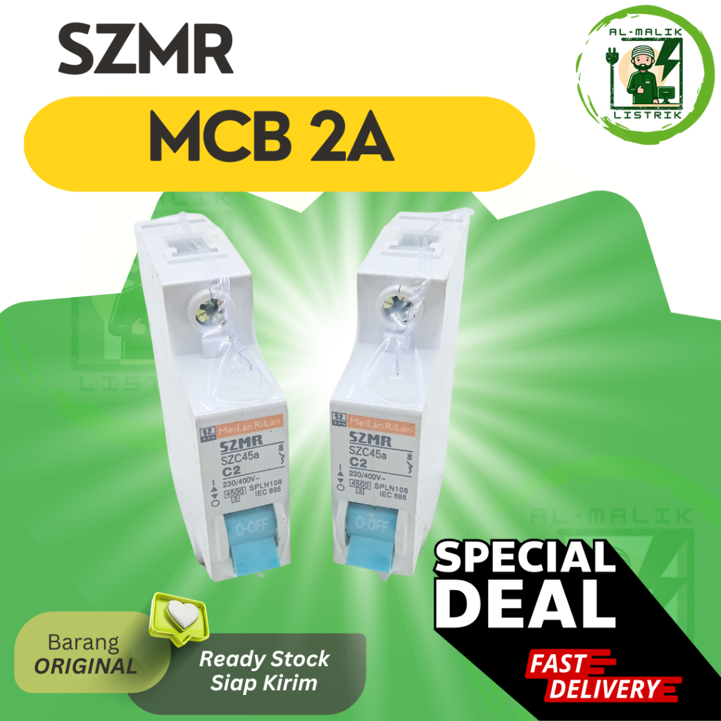 MCB 2A Szmr MC Szmr MR 2A 2 A 2Amper 2 Ampare Ncb Mcb Szmr