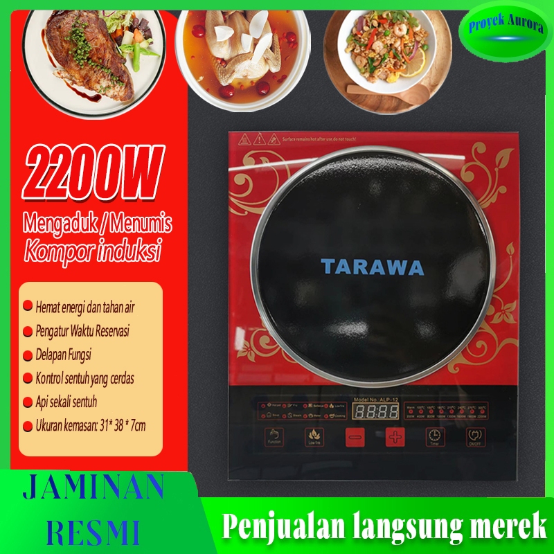 2200w / 3500w rumah tangga kompor induksi daya tinggi sentuh ketel api tahan air kompor keramik list