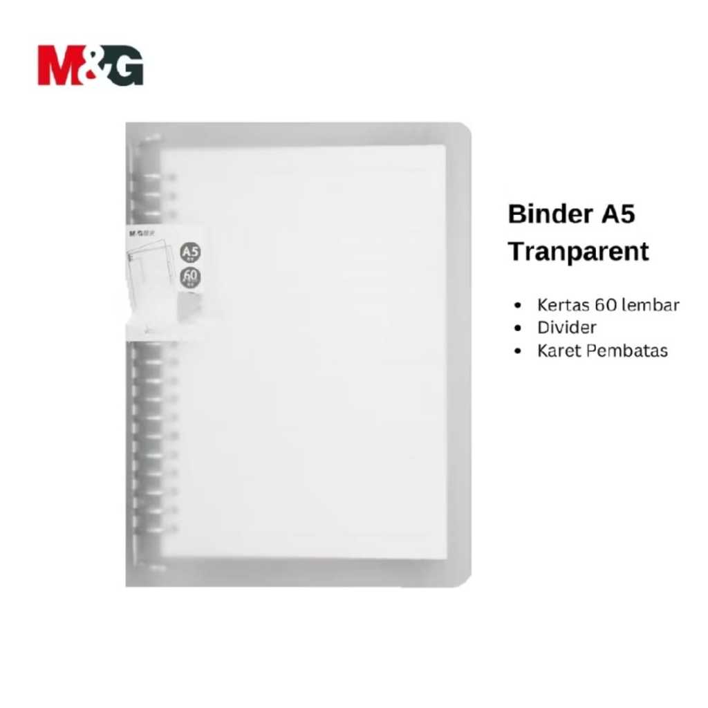 

Binder Note Tali A5 M&G HA5600 Plastik Transparant