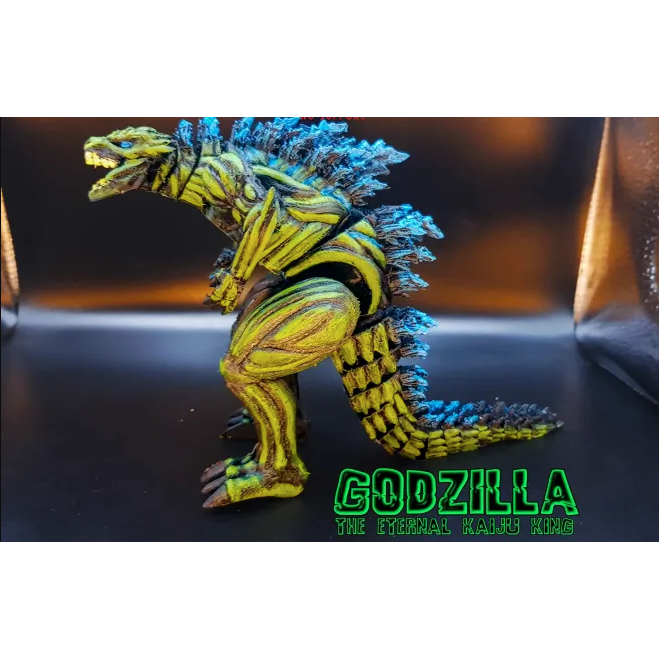 Mainan GODZILLA EARTH Artikulasi Monster toy