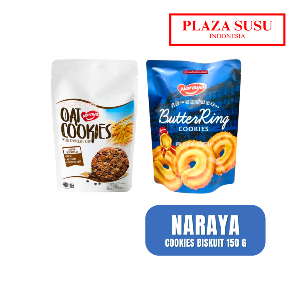 

CAMILAN IMPOR NARAYA BISKUIT NARAYA COOKIES CHOCOLATE CHIPS JAJANAN BUTTER RING COOKIES