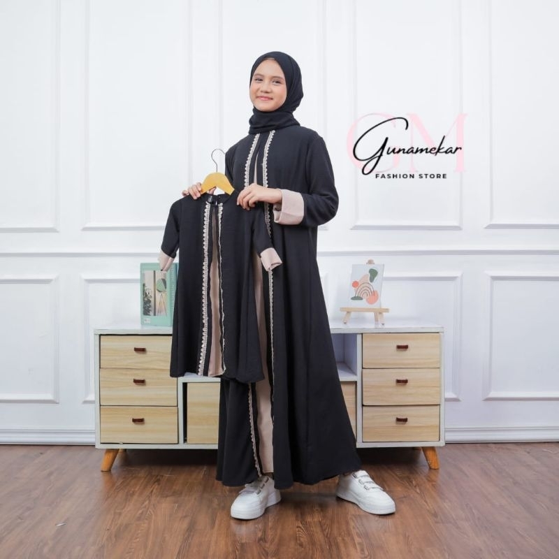 Baju Gamis Remaja Terbaru Gamis anak Pesta Mewah Elegan Gamis model lebaran kekinian terlaris