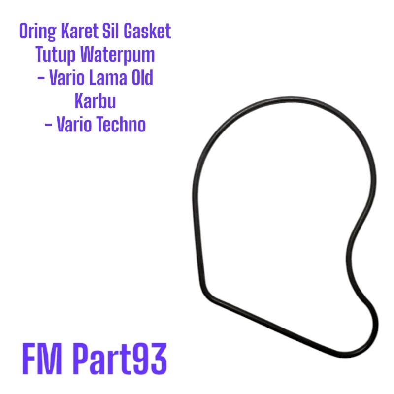 Oring Karet Sil Seal Gasket Tutup Waterpum Pompa Air Radiator Honda Vario Lama Old Karbu Techo