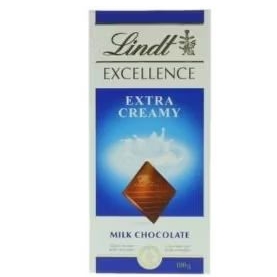 

Lindt Excellence Extra Creamy Chocolate Bar