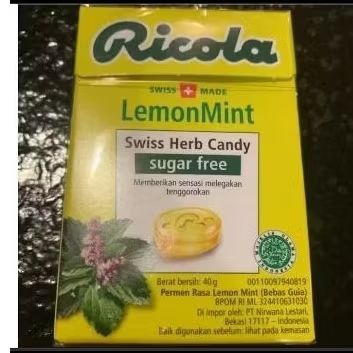 

Ricola Swiss Alpine Herbs Candy Lemon Mint Sugar Free