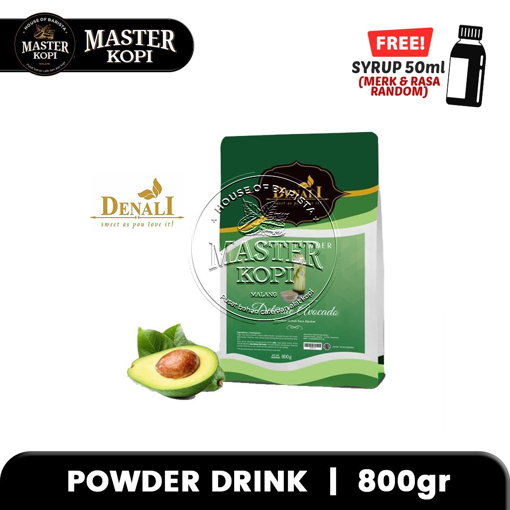 

Avocado Delicate DENALI Frappe Powder Minuman Bubuk 800gr