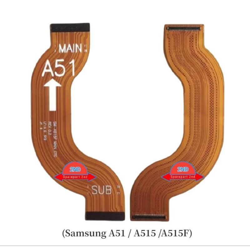 Flexible Mainboard Samsung A31 / A315 / A315F / A51 / A51 / A515 / A515F / A71 / A715 Copotan Unit N