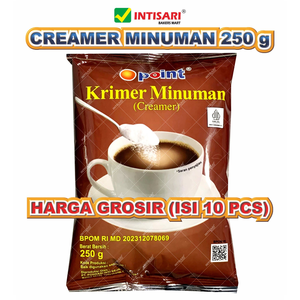

[GROSIR ISI 10 PCS] KRIMER MINUMAN 250 G