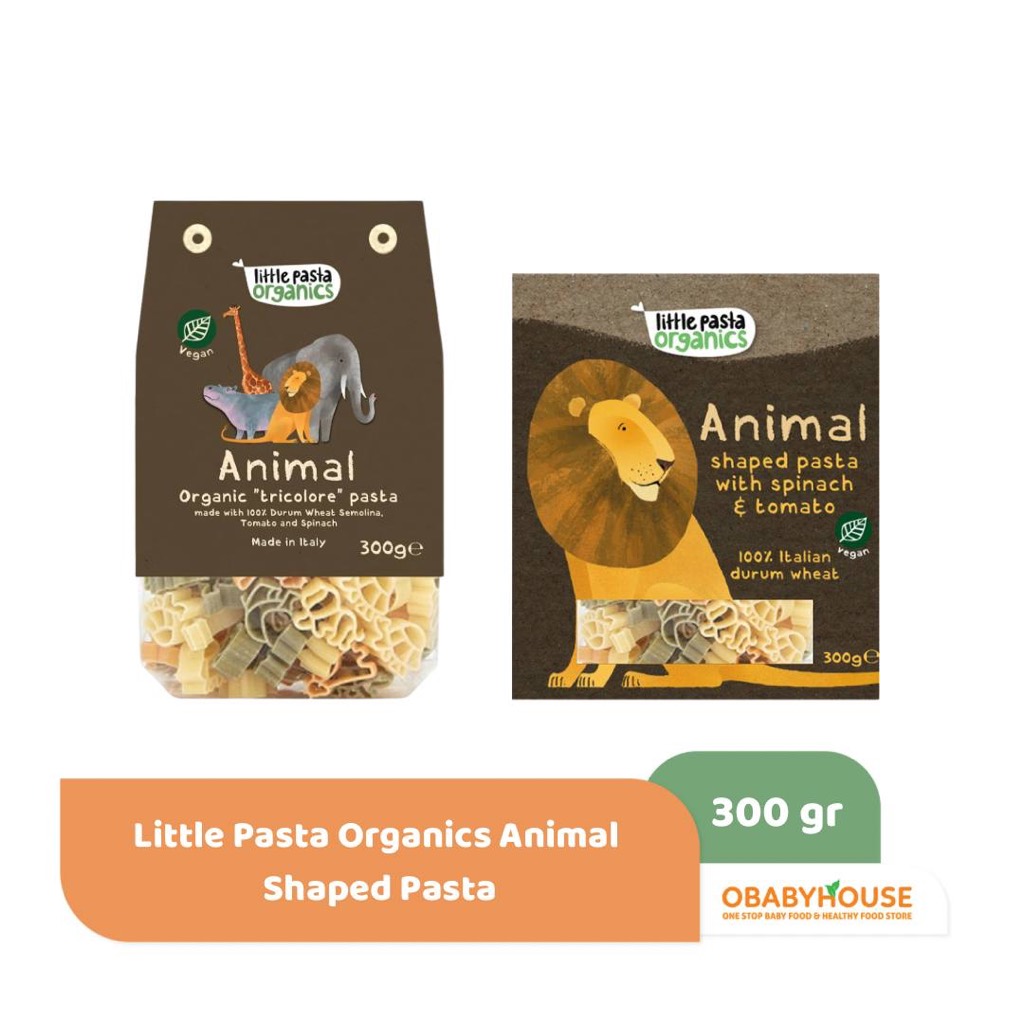 

Little Pasta Organics Animal Shaped Pasta 300 gr