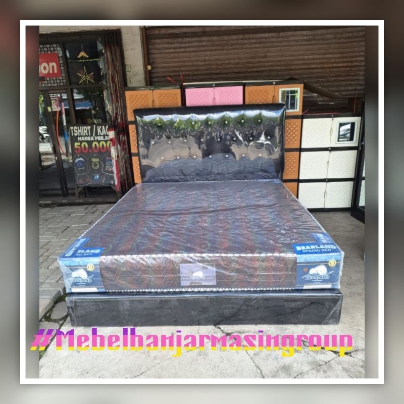 KASUR SPRING BED/SET SPRING BED OLYMPIC BEAR LAND