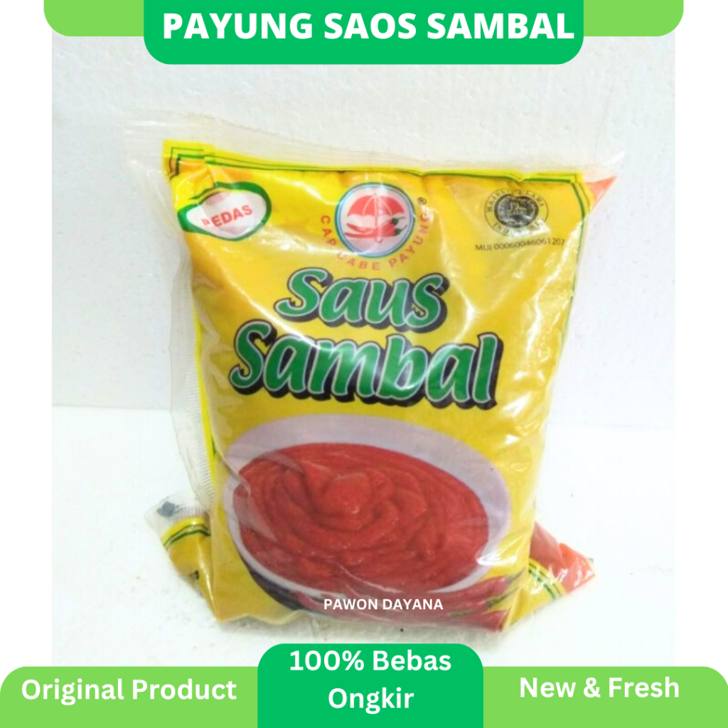 

Saus Sambal Cap Cabe Payung 600ml / Saus Sambal Payung