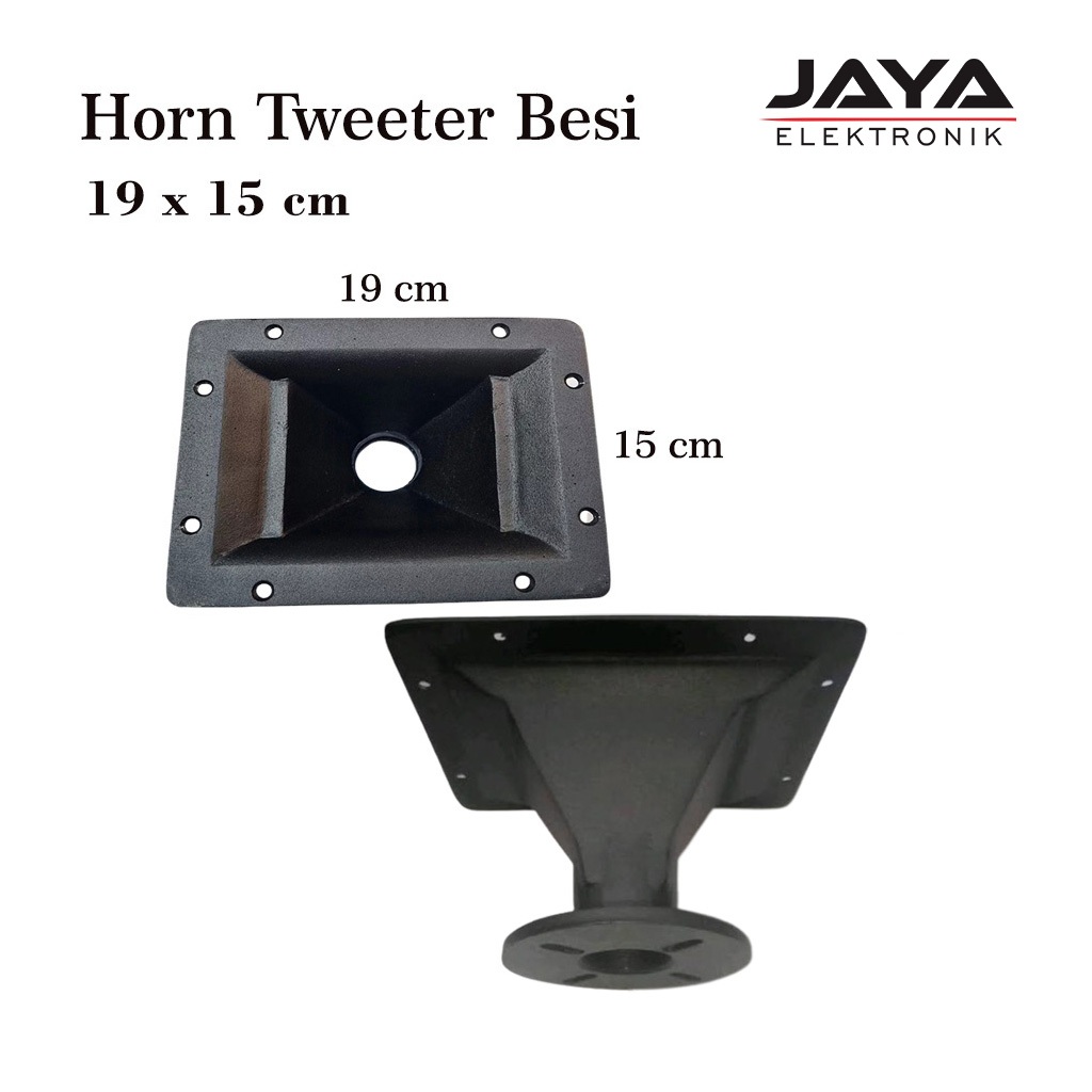 Horn Corong Tweeter besi Cor 19x15 cm Drat universal / Corong Twiter Besi 19x15 cm