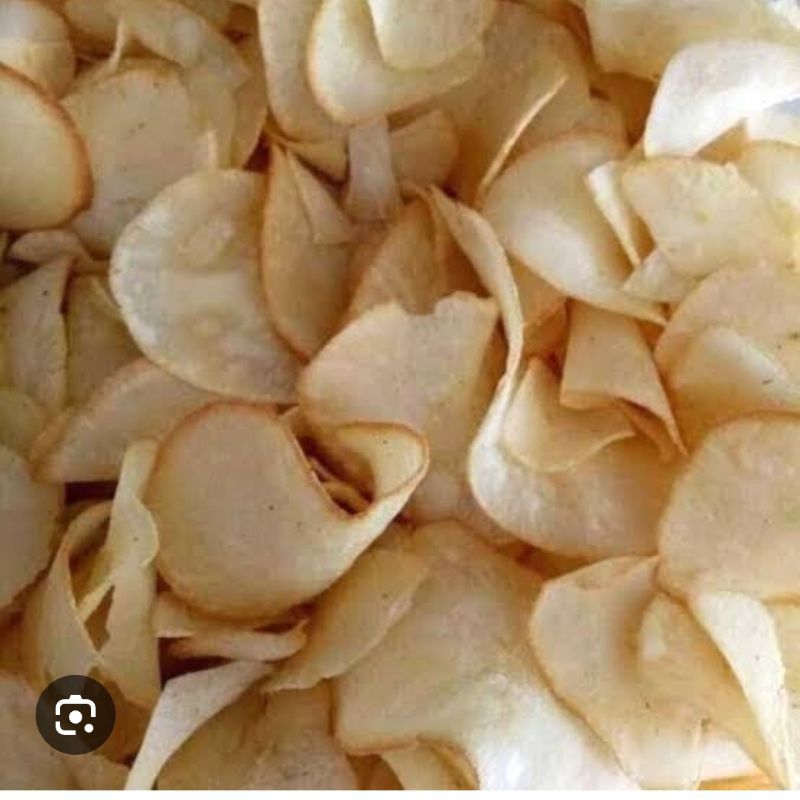 

keripik singkong pedas, gurih, asin