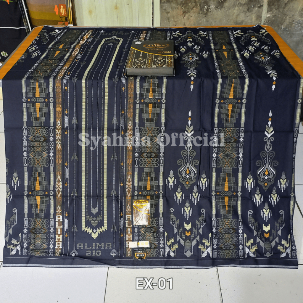 Sarung ALIMA 210 Exlusive Bahan Rayon Motif SGB Pria muslim Dewasa