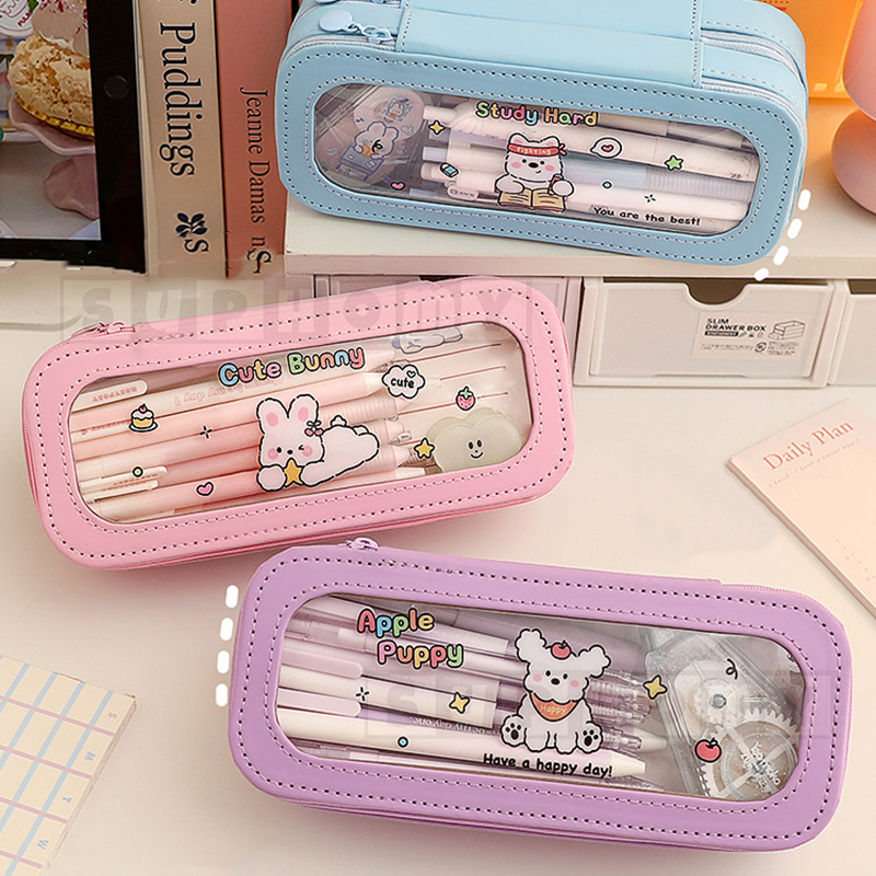 

kotak pensil aesthetic Tas PenaTempat Pensil aesthetic Tas Pensil Pencil Case tempat alat tulis kapasitas besar