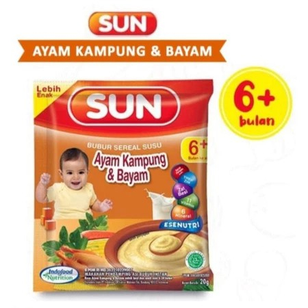 PROMINA SUN CERELAC BUBUR BAYI MPASI BAYI/BUBUR FORTIF/ BISKUIT MPASI SACHET 20G B