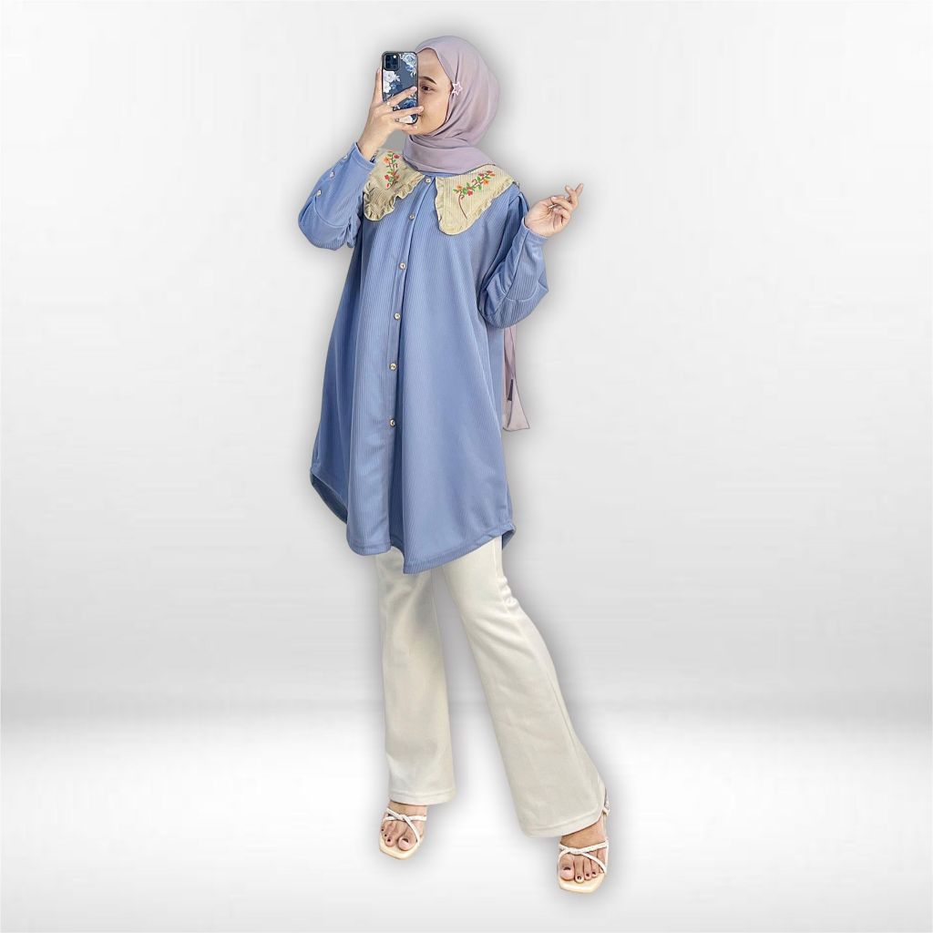 Tunik Wanita Dewasa Delva Knit 168 MONTYFASHION