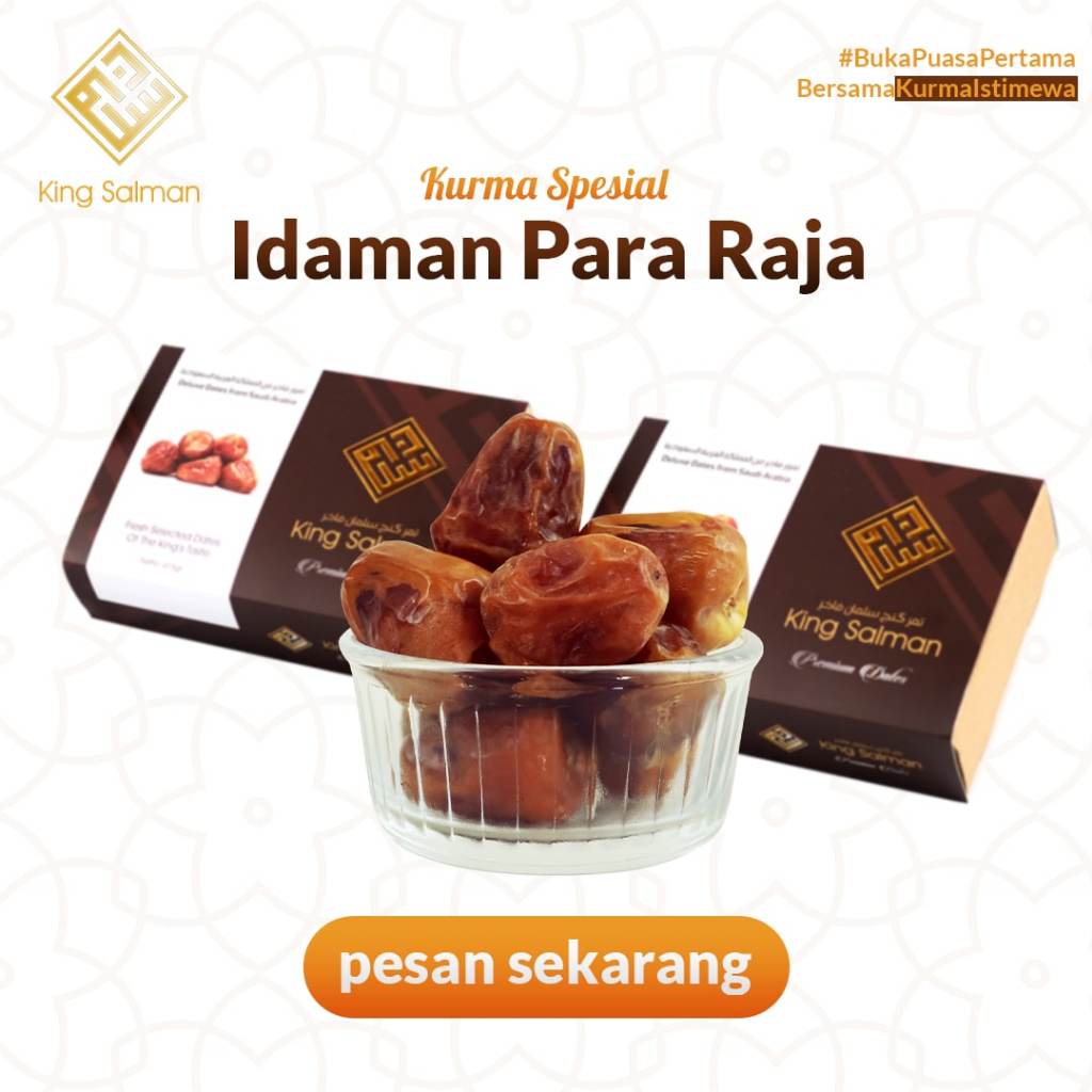 

Kurma King Salman - Kurma Premium Lembut Lumer di Mulut - Zuriat, Frozen