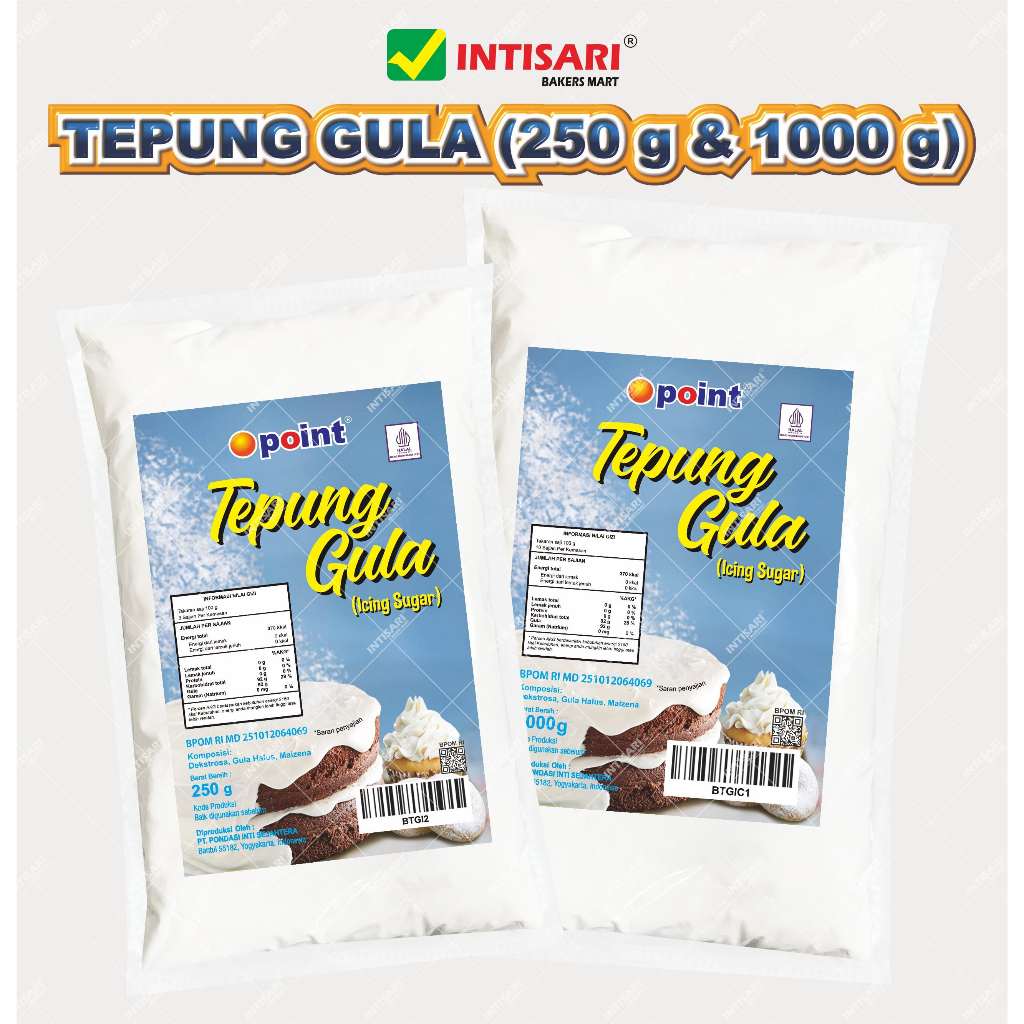 

(TEPUNG GULA) ICING SUGAR