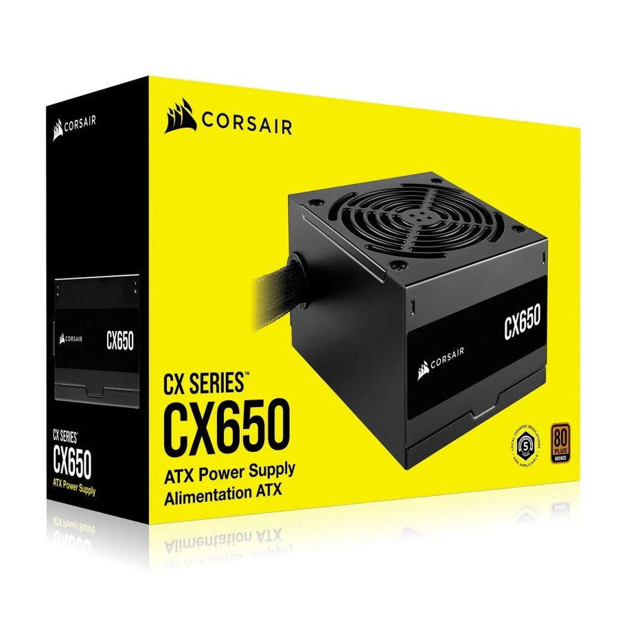 PSU CORSAIR CX650 650 WATT 80 + BRONZE POWER SUPPLY