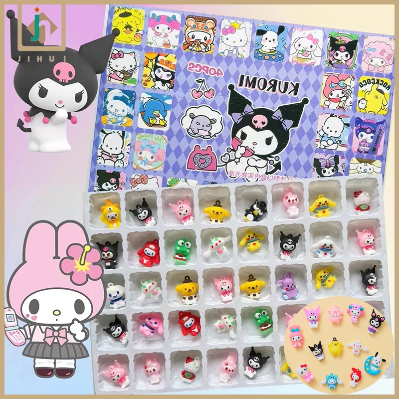 JIHUI 40Holes  Box Random Surprise Lucky Toblos Mainan/Boneka  Bingo Blind Box