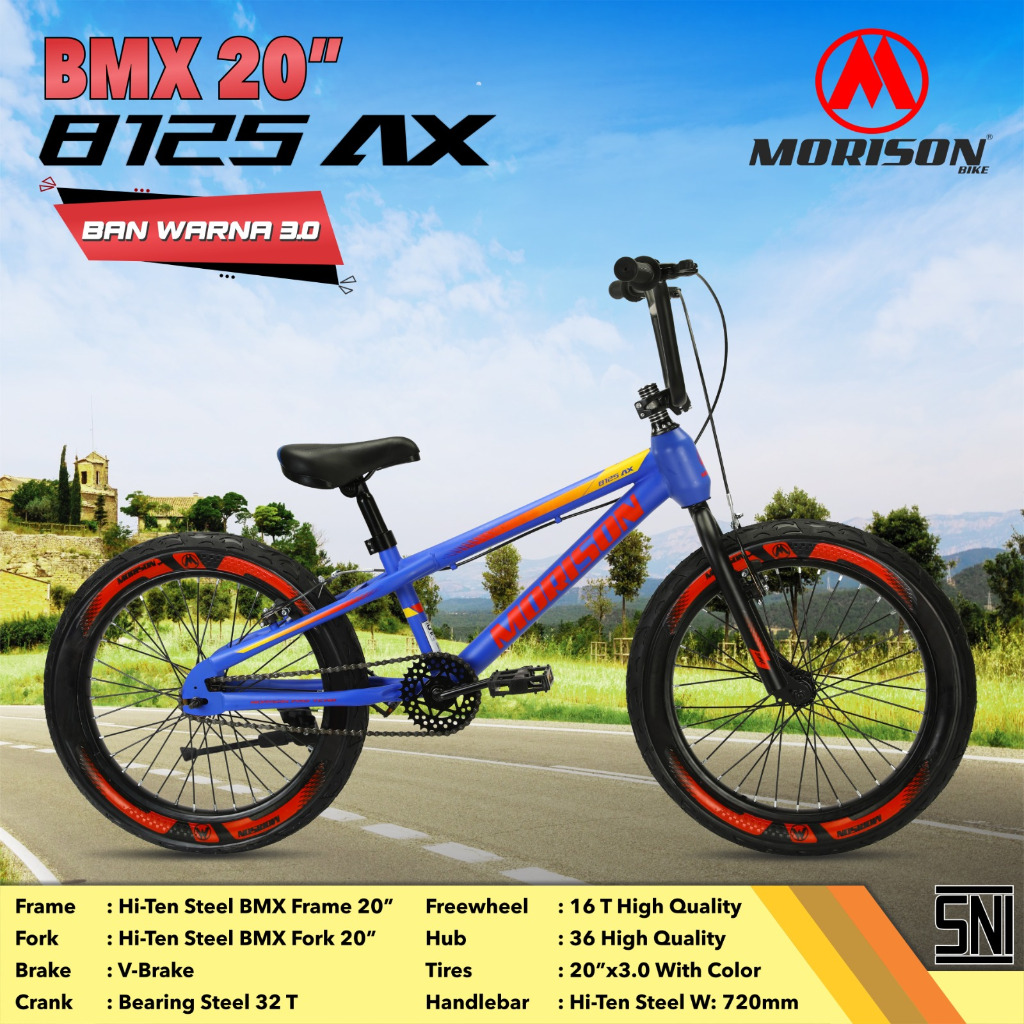 Sepeda Bmx 20 Morison 8125 AX ban Jumbo 3.0