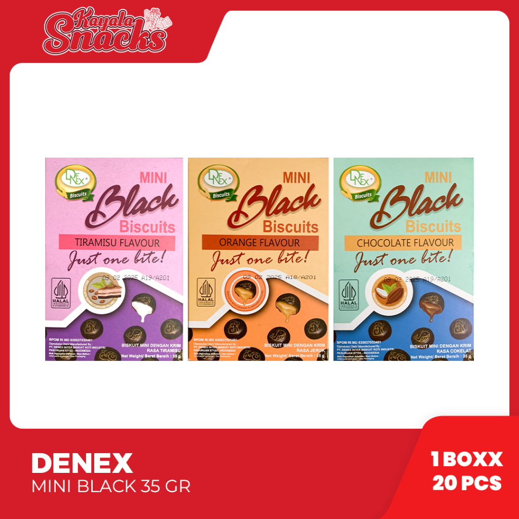 

DENEX Mini Black 35g - 1 Pack x 20 Pcs