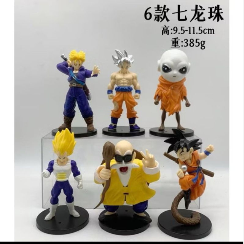 action figure dragon ball set 6 kode j