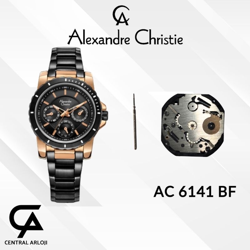 Mesin Jam Tangan Alexandre Christie 6141 BF Original