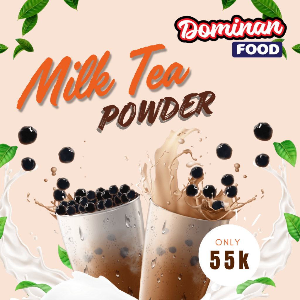 

Powder Drink Milk Tea Dominan Food