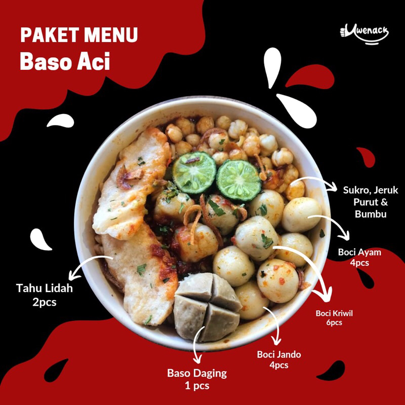 

Baso Aci Instan Asli Garut Murah Isi 14 butir plus baso daging bumbu kumplit Khas Garut Pedas juara