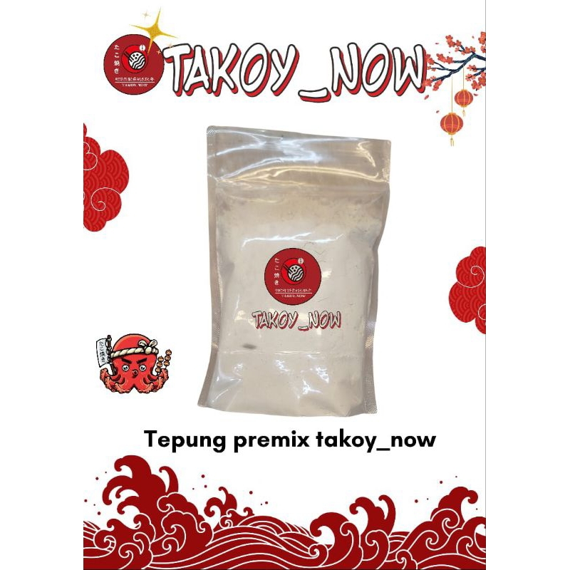 

Tepung premix Takoynow(Tepung instan takoyaki tinggal masak praktis)